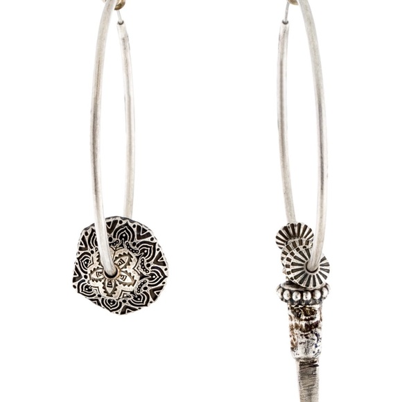 GUCCI - Anger Forest Mismatched
Hoop Clip Earrings - SS925 - Picture 5 of 14